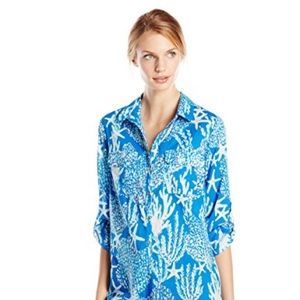 EUC Lilly Pulitzer Captiva Tunic &/ Coverup